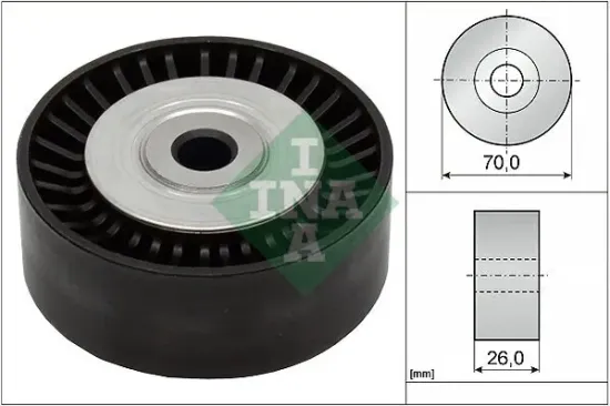 Umlenk-/Führungsrolle, Keilrippenriemen Schaeffler INA 532 0533 10 Bild Umlenk-/Führungsrolle, Keilrippenriemen Schaeffler INA 532 0533 10