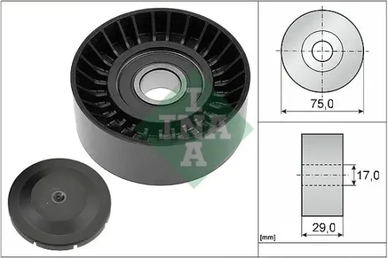 Umlenk-/Führungsrolle, Keilrippenriemen Schaeffler INA 532 0536 10 Bild Umlenk-/Führungsrolle, Keilrippenriemen Schaeffler INA 532 0536 10