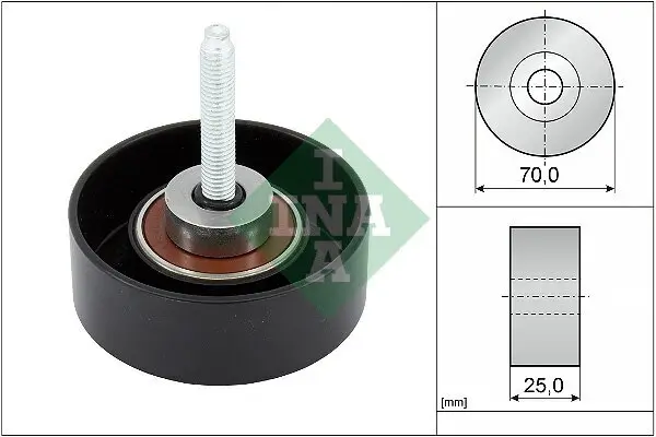 Umlenk-/Führungsrolle, Keilrippenriemen Schaeffler INA 532 0541 10