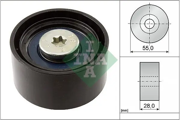 Umlenk-/Führungsrolle, Keilrippenriemen Schaeffler INA 532 0556 10