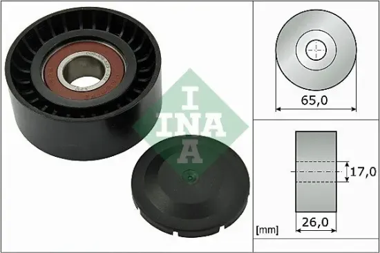 Umlenk-/Führungsrolle, Keilrippenriemen Schaeffler INA 532 0557 10 Bild Umlenk-/Führungsrolle, Keilrippenriemen Schaeffler INA 532 0557 10