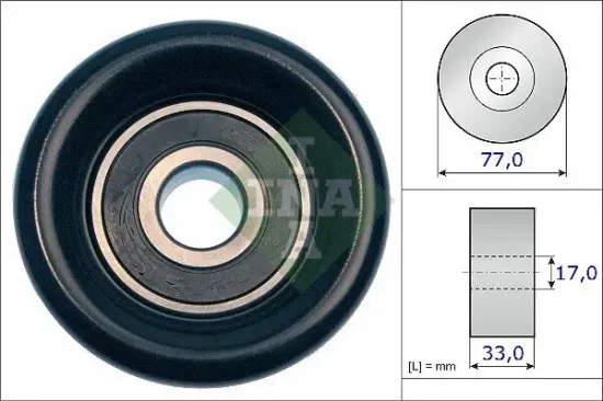 Umlenk-/Führungsrolle, Keilrippenriemen Schaeffler INA 532 0568 10 Bild Umlenk-/Führungsrolle, Keilrippenriemen Schaeffler INA 532 0568 10
