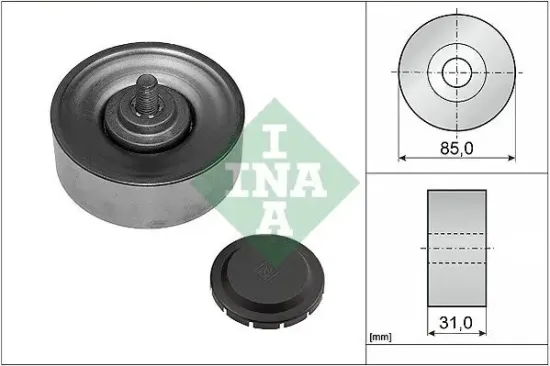 Umlenk-/Führungsrolle, Keilrippenriemen Schaeffler INA 532 0569 10 Bild Umlenk-/Führungsrolle, Keilrippenriemen Schaeffler INA 532 0569 10