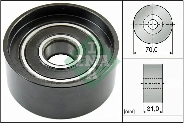 Umlenk-/Führungsrolle, Keilrippenriemen Schaeffler INA 532 0588 10