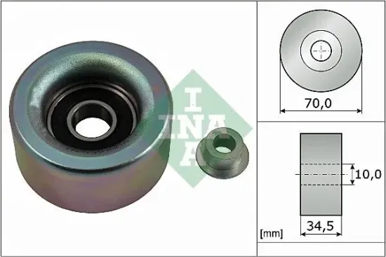 Umlenk-/Führungsrolle, Keilrippenriemen Schaeffler INA 532 0590 10 Bild Umlenk-/Führungsrolle, Keilrippenriemen Schaeffler INA 532 0590 10