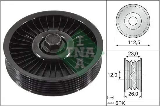 Umlenk-/Führungsrolle, Keilrippenriemen Schaeffler INA 532 0594 10 Bild Umlenk-/Führungsrolle, Keilrippenriemen Schaeffler INA 532 0594 10