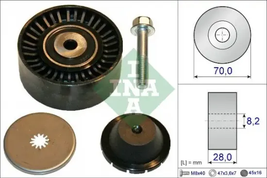 Umlenk-/Führungsrolle, Keilrippenriemen Schaeffler INA 532 0600 10 Bild Umlenk-/Führungsrolle, Keilrippenriemen Schaeffler INA 532 0600 10