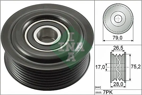 Umlenk-/Führungsrolle, Keilrippenriemen Schaeffler INA 532 0609 10 Bild Umlenk-/Führungsrolle, Keilrippenriemen Schaeffler INA 532 0609 10