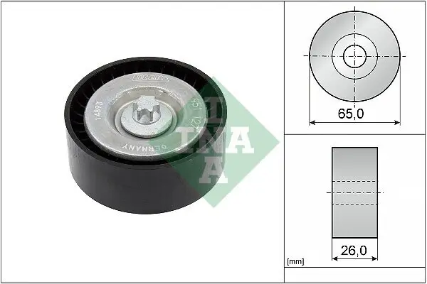 Umlenk-/Führungsrolle, Keilrippenriemen Schaeffler INA 532 0630 10