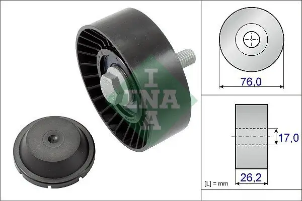 Umlenk-/Führungsrolle, Keilrippenriemen Schaeffler INA 532 0632 10 Bild Umlenk-/Führungsrolle, Keilrippenriemen Schaeffler INA 532 0632 10