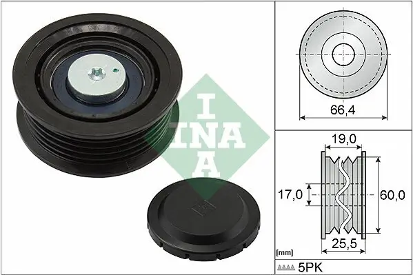 Umlenk-/Führungsrolle, Keilrippenriemen Schaeffler INA 532 0642 10