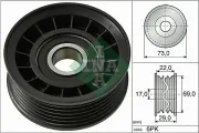 Umlenk-/Führungsrolle, Keilrippenriemen Schaeffler INA 532 0649 10