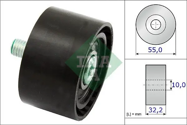 Umlenk-/Führungsrolle, Keilrippenriemen Schaeffler INA 532 0659 10