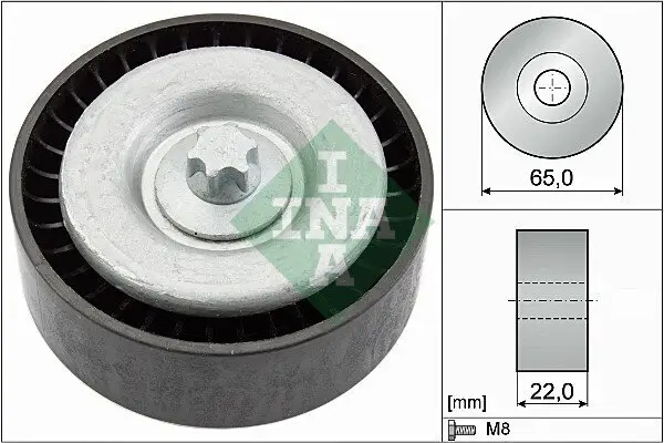 Umlenk-/Führungsrolle, Keilrippenriemen Schaeffler INA 532 0667 10