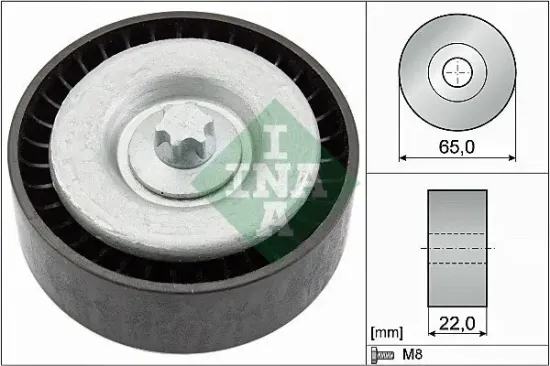 Umlenk-/Führungsrolle, Keilrippenriemen Schaeffler INA 532 0667 10 Bild Umlenk-/Führungsrolle, Keilrippenriemen Schaeffler INA 532 0667 10