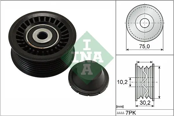 Umlenk-/Führungsrolle, Keilrippenriemen Schaeffler INA 532 0668 10 Bild Umlenk-/Führungsrolle, Keilrippenriemen Schaeffler INA 532 0668 10