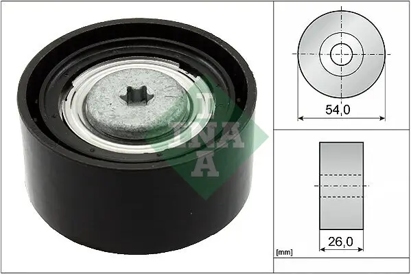 Umlenk-/Führungsrolle, Keilrippenriemen Schaeffler INA 532 0672 10 Bild Umlenk-/Führungsrolle, Keilrippenriemen Schaeffler INA 532 0672 10