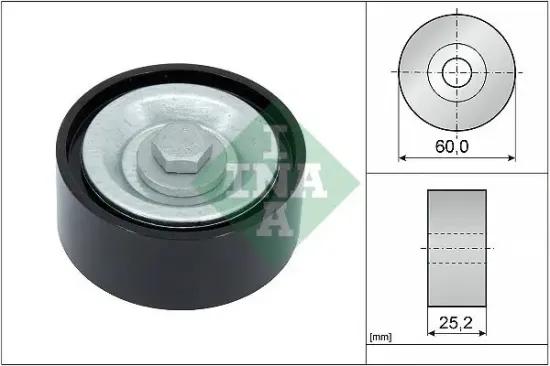 Umlenk-/Führungsrolle, Keilrippenriemen Schaeffler INA 532 0715 10 Bild Umlenk-/Führungsrolle, Keilrippenriemen Schaeffler INA 532 0715 10