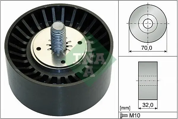 Umlenk-/Führungsrolle, Keilrippenriemen Schaeffler INA 532 0735 10