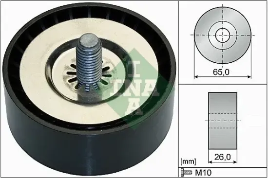 Umlenk-/Führungsrolle, Keilrippenriemen Schaeffler INA 532 0736 10 Bild Umlenk-/Führungsrolle, Keilrippenriemen Schaeffler INA 532 0736 10