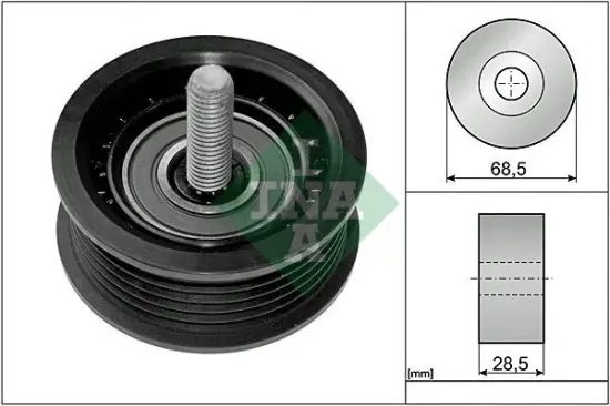 Umlenk-/Führungsrolle, Keilrippenriemen Schaeffler INA 532 0745 10 Bild Umlenk-/Führungsrolle, Keilrippenriemen Schaeffler INA 532 0745 10