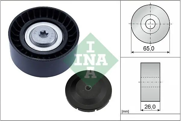 Umlenk-/Führungsrolle, Keilrippenriemen Schaeffler INA 532 0748 10