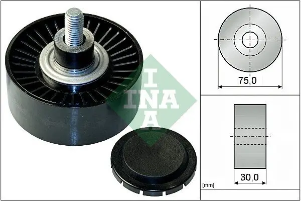 Umlenk-/Führungsrolle, Keilrippenriemen Schaeffler INA 532 0751 10