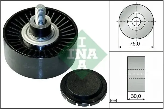 Umlenk-/Führungsrolle, Keilrippenriemen Schaeffler INA 532 0751 10 Bild Umlenk-/Führungsrolle, Keilrippenriemen Schaeffler INA 532 0751 10