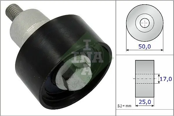 Umlenk-/Führungsrolle, Zahnriemen Schaeffler INA 532 0753 10