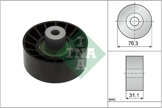 Umlenk-/Führungsrolle, Keilrippenriemen Schaeffler INA 532 0776 10 Bild Umlenk-/Führungsrolle, Keilrippenriemen Schaeffler INA 532 0776 10