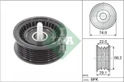 Umlenk-/Führungsrolle, Keilrippenriemen Schaeffler INA 532 0784 10