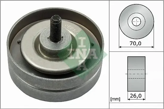 Umlenk-/Führungsrolle, Keilrippenriemen Schaeffler INA 532 0789 10 Bild Umlenk-/Führungsrolle, Keilrippenriemen Schaeffler INA 532 0789 10