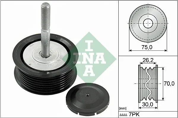 Umlenk-/Führungsrolle, Keilrippenriemen Schaeffler INA 532 0792 10