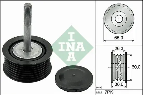 Umlenk-/Führungsrolle, Keilrippenriemen Schaeffler INA 532 0793 10 Bild Umlenk-/Führungsrolle, Keilrippenriemen Schaeffler INA 532 0793 10