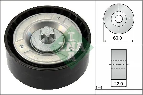 Umlenk-/Führungsrolle, Keilrippenriemen Schaeffler INA 532 0798 10