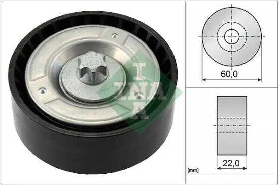 Umlenk-/Führungsrolle, Keilrippenriemen Schaeffler INA 532 0798 10 Bild Umlenk-/Führungsrolle, Keilrippenriemen Schaeffler INA 532 0798 10