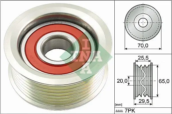 Umlenk-/Führungsrolle, Keilrippenriemen Schaeffler INA 532 0803 10