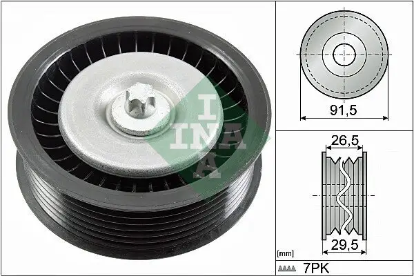 Umlenk-/Führungsrolle, Keilrippenriemen Schaeffler INA 532 0808 10