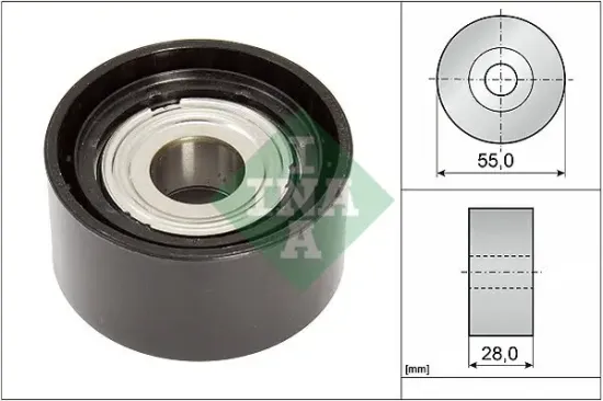 Umlenk-/Führungsrolle, Keilrippenriemen Schaeffler INA 532 0853 10 Bild Umlenk-/Führungsrolle, Keilrippenriemen Schaeffler INA 532 0853 10