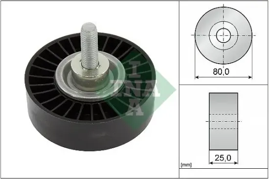 Umlenk-/Führungsrolle, Keilrippenriemen Schaeffler INA 532 0887 10 Bild Umlenk-/Führungsrolle, Keilrippenriemen Schaeffler INA 532 0887 10