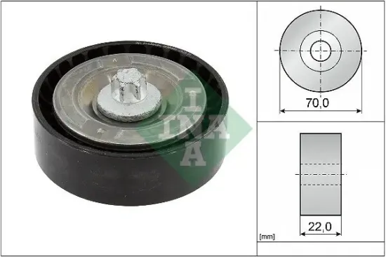 Umlenk-/Führungsrolle, Keilrippenriemen Schaeffler INA 532 0895 10 Bild Umlenk-/Führungsrolle, Keilrippenriemen Schaeffler INA 532 0895 10