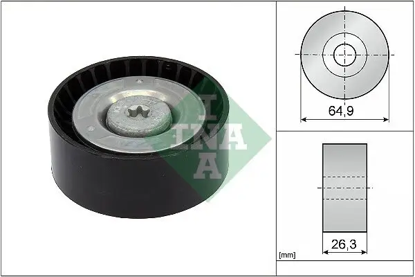 Umlenk-/Führungsrolle, Keilrippenriemen Schaeffler INA 532 0905 10 Bild Umlenk-/Führungsrolle, Keilrippenriemen Schaeffler INA 532 0905 10