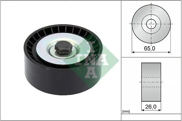 Umlenk-/Führungsrolle, Keilrippenriemen Schaeffler INA 532 0916 10