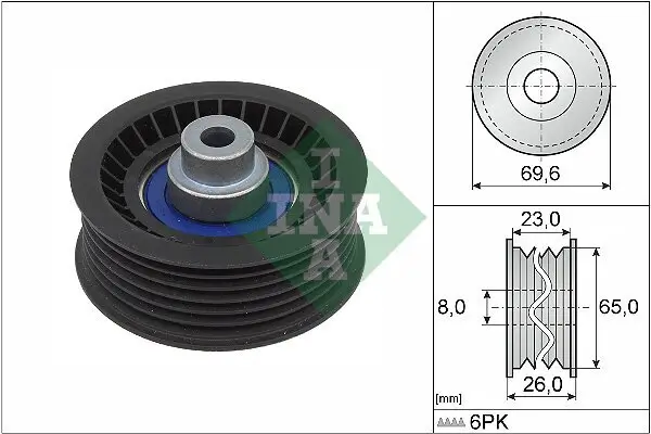 Umlenk-/Führungsrolle, Keilrippenriemen Schaeffler INA 532 0917 10