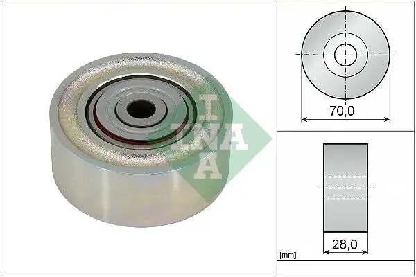 Umlenk-/Führungsrolle, Keilrippenriemen Schaeffler INA 532 0934 10