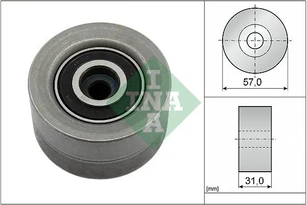 Umlenk-/Führungsrolle, Zahnriemen Schaeffler INA 532 0992 10