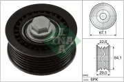 Umlenk-/Führungsrolle, Keilrippenriemen Schaeffler INA 532 1076 10