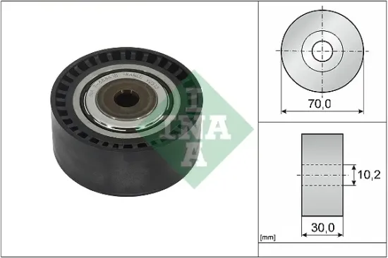 Umlenk-/Führungsrolle, Keilrippenriemen Schaeffler INA 532 1146 10 Bild Umlenk-/Führungsrolle, Keilrippenriemen Schaeffler INA 532 1146 10