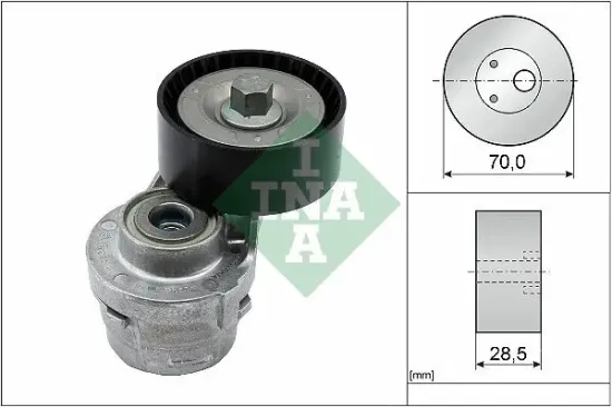 Riemenspanner, Keilrippenriemen Schaeffler INA 533 0061 20 Bild Riemenspanner, Keilrippenriemen Schaeffler INA 533 0061 20