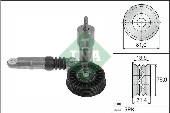 Riemenspanner, Keilrippenriemen Schaeffler INA 534 0014 10 Bild Riemenspanner, Keilrippenriemen Schaeffler INA 534 0014 10